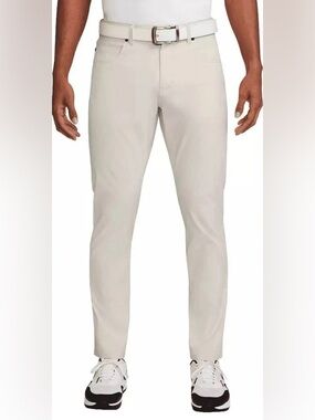 Nike Tour 5-Pocket Slim-Fit Men's 34x30 Light Bone Golf Pants - FD5615 072  $100
